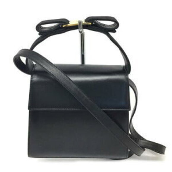 Salvatore Ferragamo Handbags - Salvatore Ferragamo Handbag Shoulder Bag Leather Black